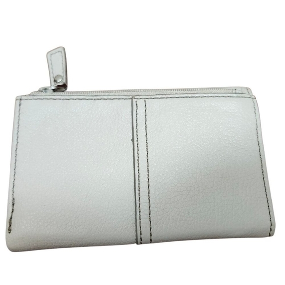 Fossil Wallet Leather White Women's - Picture 5 of 9